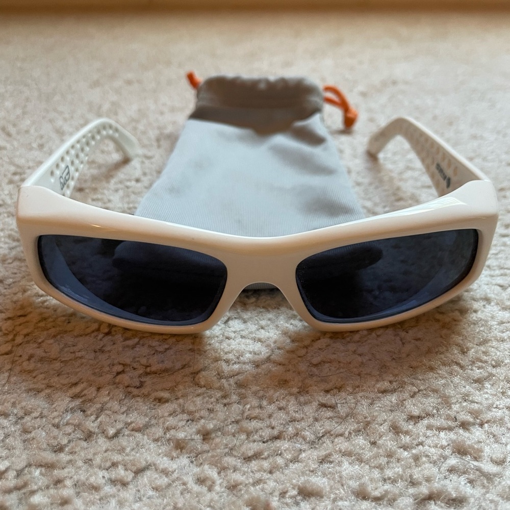 SPY White Sunglasses with Gray Accents